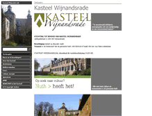 Tablet Screenshot of kasteelwijnandsrade.nl